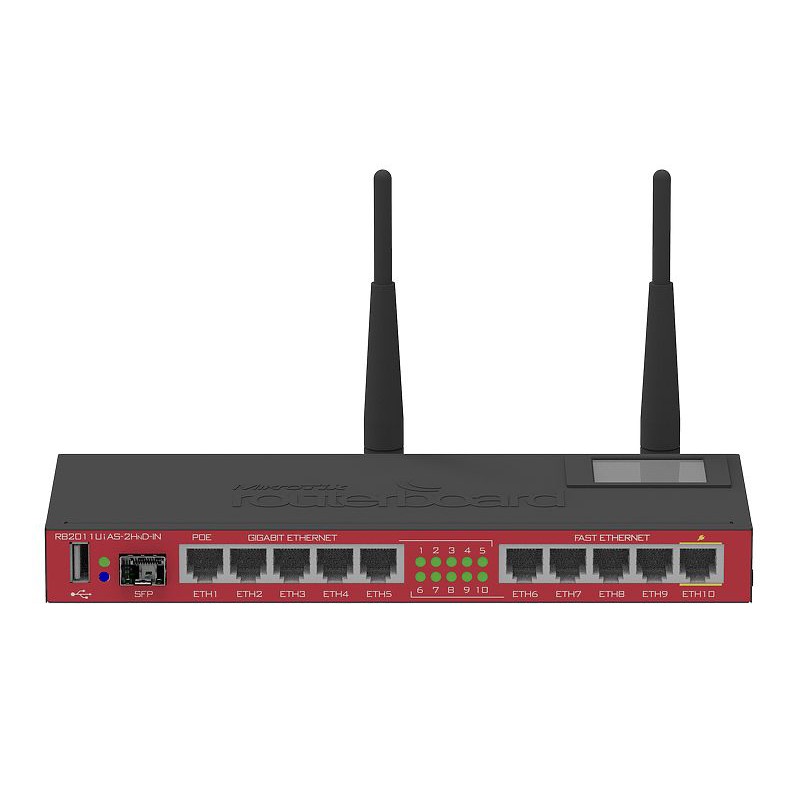 Networking Mikrotik RB2011UiAS-2HND-IN - Wifi Router 10 Port