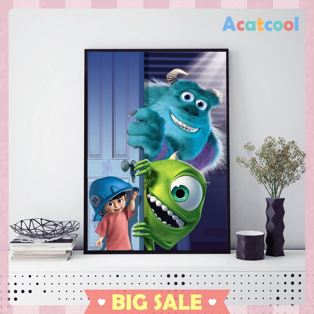 5D DIY Full Drill Diamond Painting Monsters Inc Cross Stitch Mosaic Kits