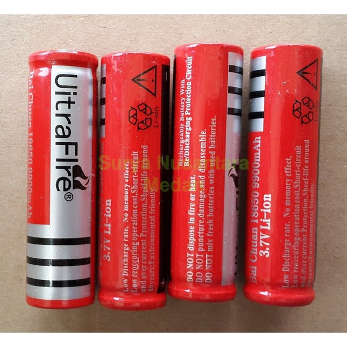 Baterai Cas Ultrafire 18650 Rechargerable