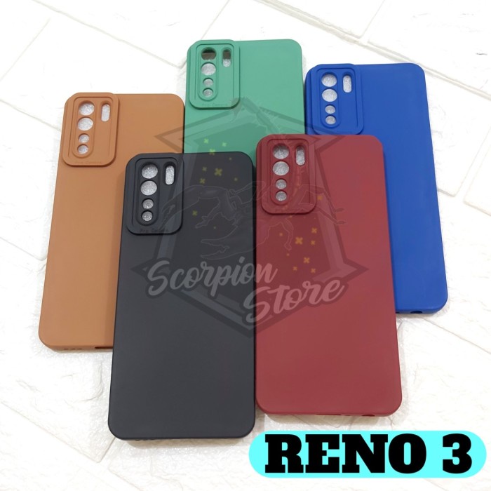CASE OPPO RENO 3 4G - SOFTCASE MACARON PRO CAMERA OPPO RENO 3 4G - SS