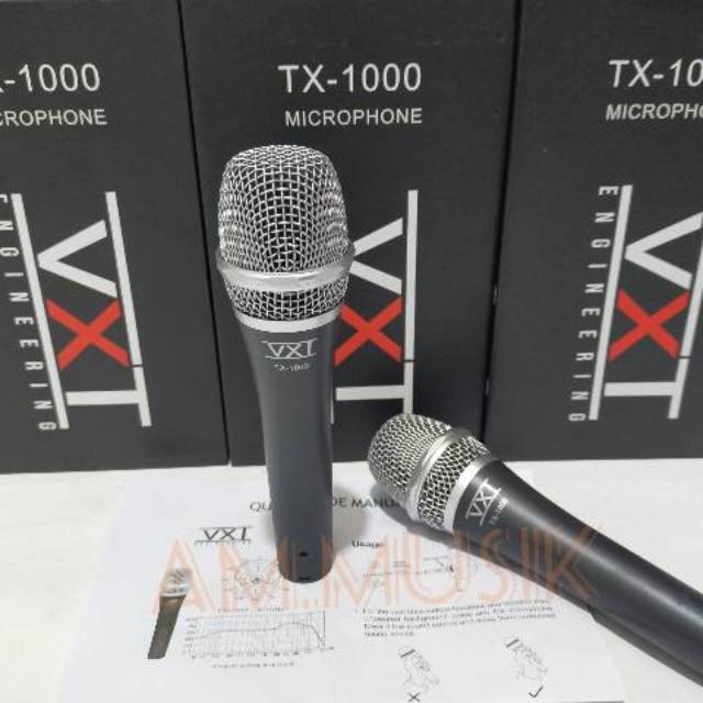 MIKROFON KABEL VXT TX 1000 ORIGINAL MICROPHONE TX1000