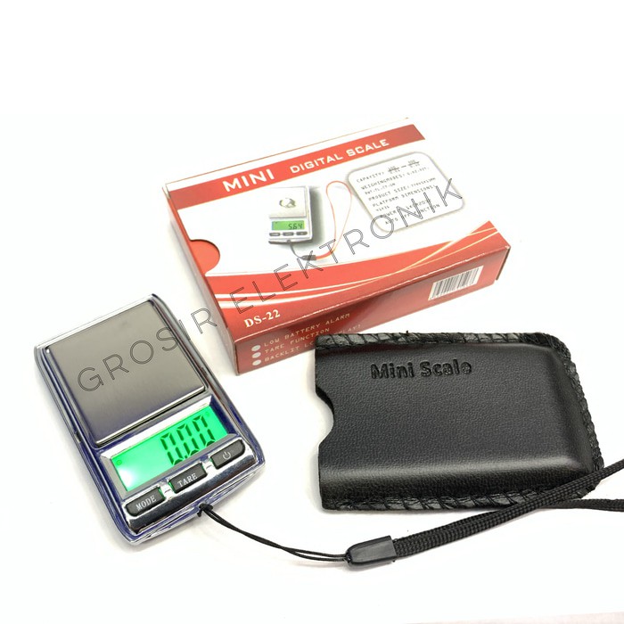 Timbangan Emas Kecil Saku Batu Akik Emas Pocket Scale 0.01 Gram 2 Decimal