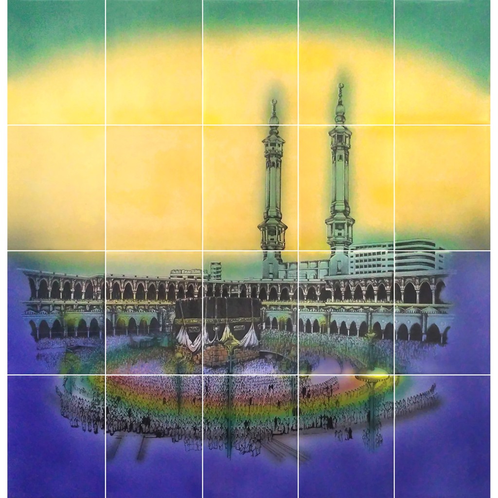 KERAMIK PANEL ASTER KABAH GREEN 20x20x25 20PCS