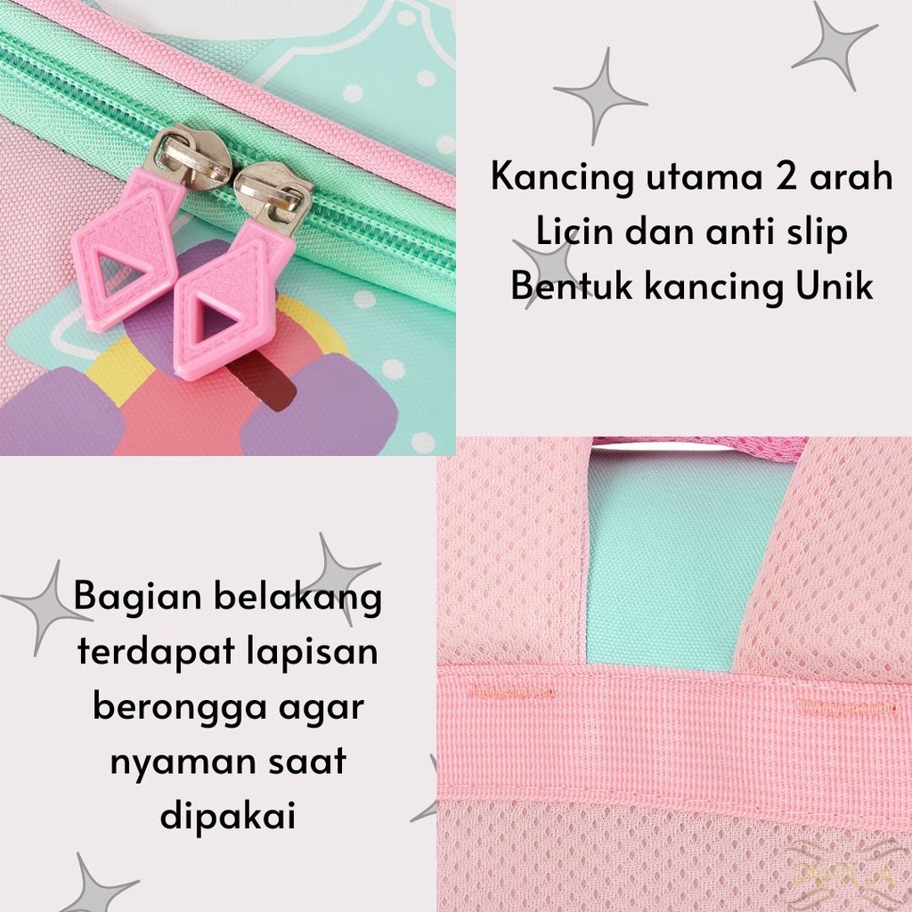 [MTOYS] Tas Ransel Sekolah buat Anak SD Motif Lucu dan Keren Kualitas Import Premium -M0202