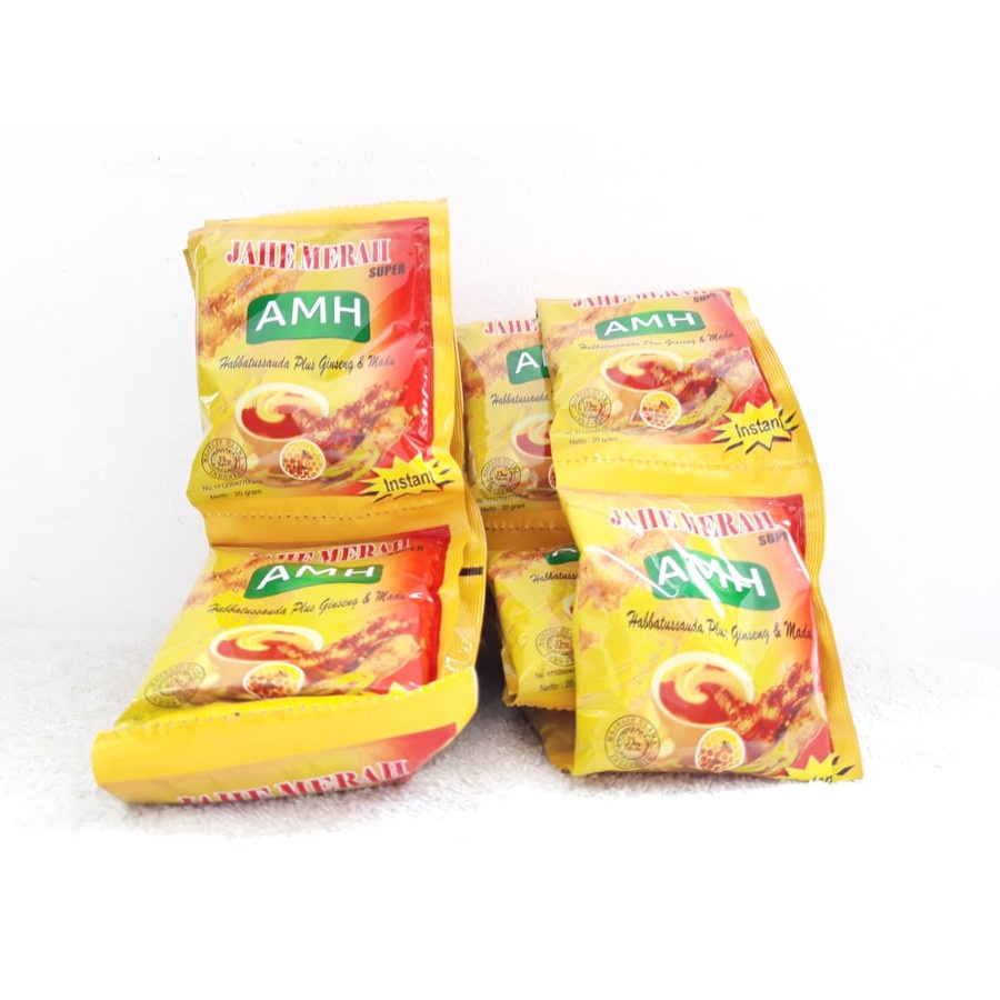 

Jahe Merah AMH Super Amanah Plus Habbats Susu Propolis Temulawak & Gingseng
