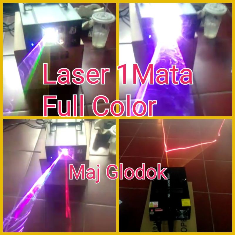 Laser satu mata full color