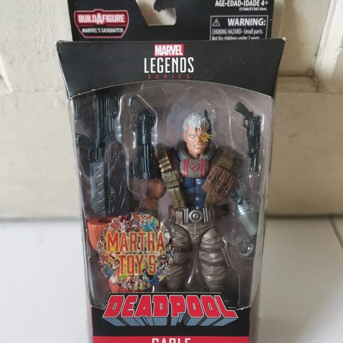 MARVEL LEGENDS CABLE WAVE SASQUATCH MISB SDFSD5465
