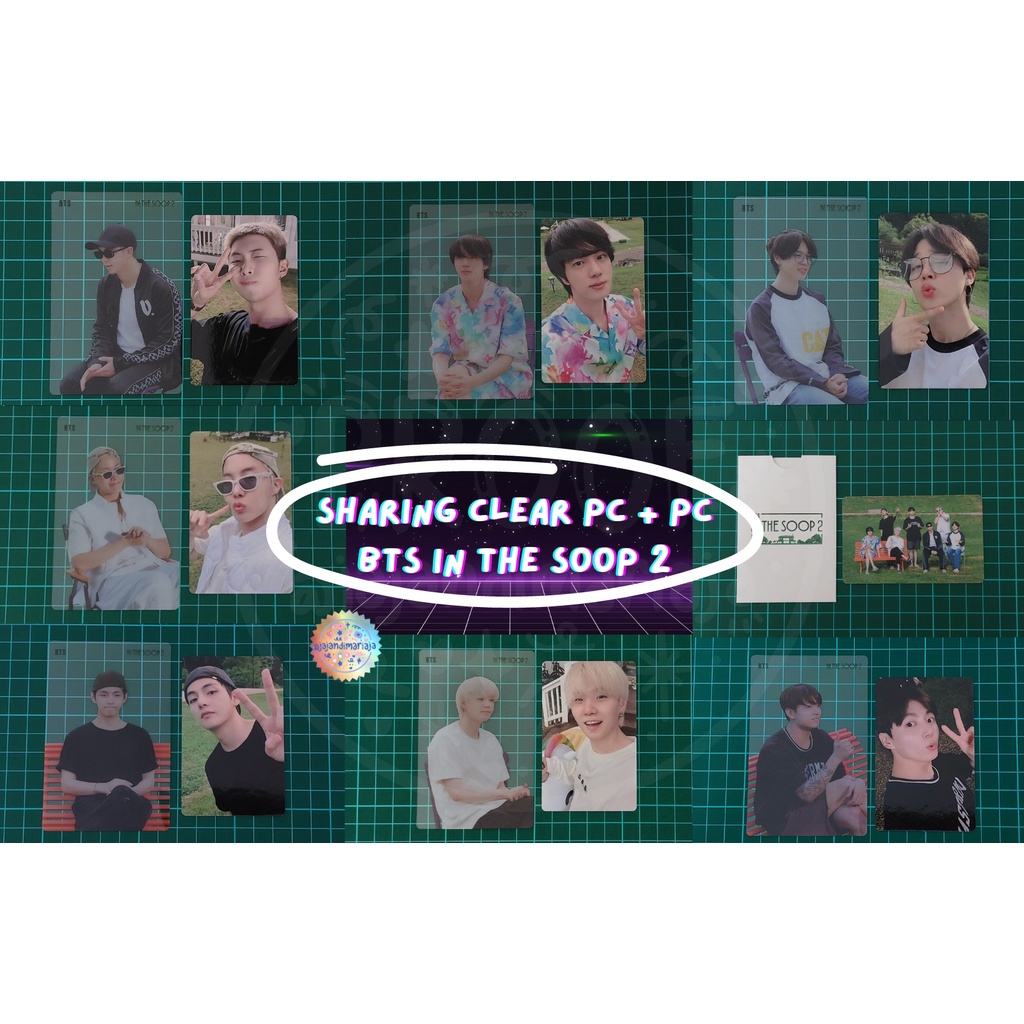 [READY STOCK] BTS IN THE SOOP 2 SHARING MEMBER SET - RM NAMJOON JIN SEOKJIN SUGA YOONGI J-HOPE HOSEO