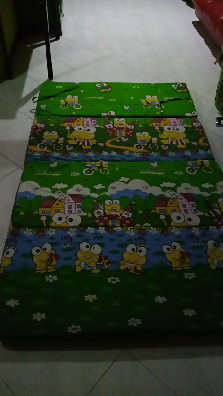 Sarung Kasur Lipat 4 Inoac Pakai Resleting/cover/sarung