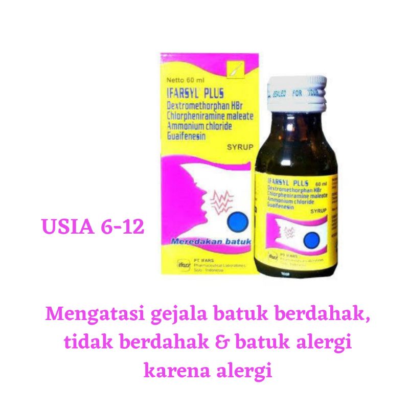 Ifarsyl plus sirup obat batuk 60ml