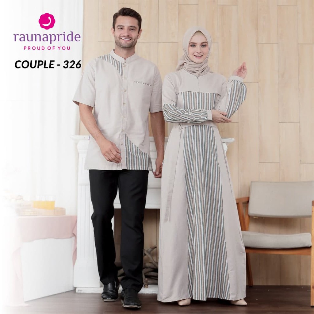BAJU SARIMBIT RAUNA PRIDE COUPLE 326 COKLAT