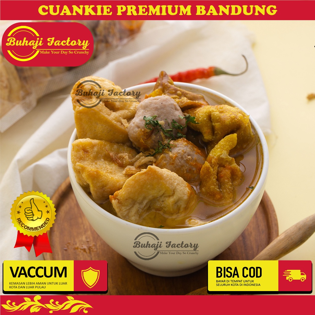 

Baso Cuanki Cuangki Tahu Instan Kering Khas Bandung Kuah Pedas Gurih Bikin Bapper by Buhaji Factory