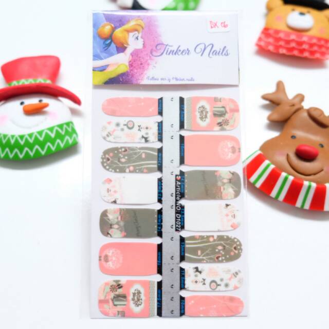 

BX-06 Christmas nail sticker