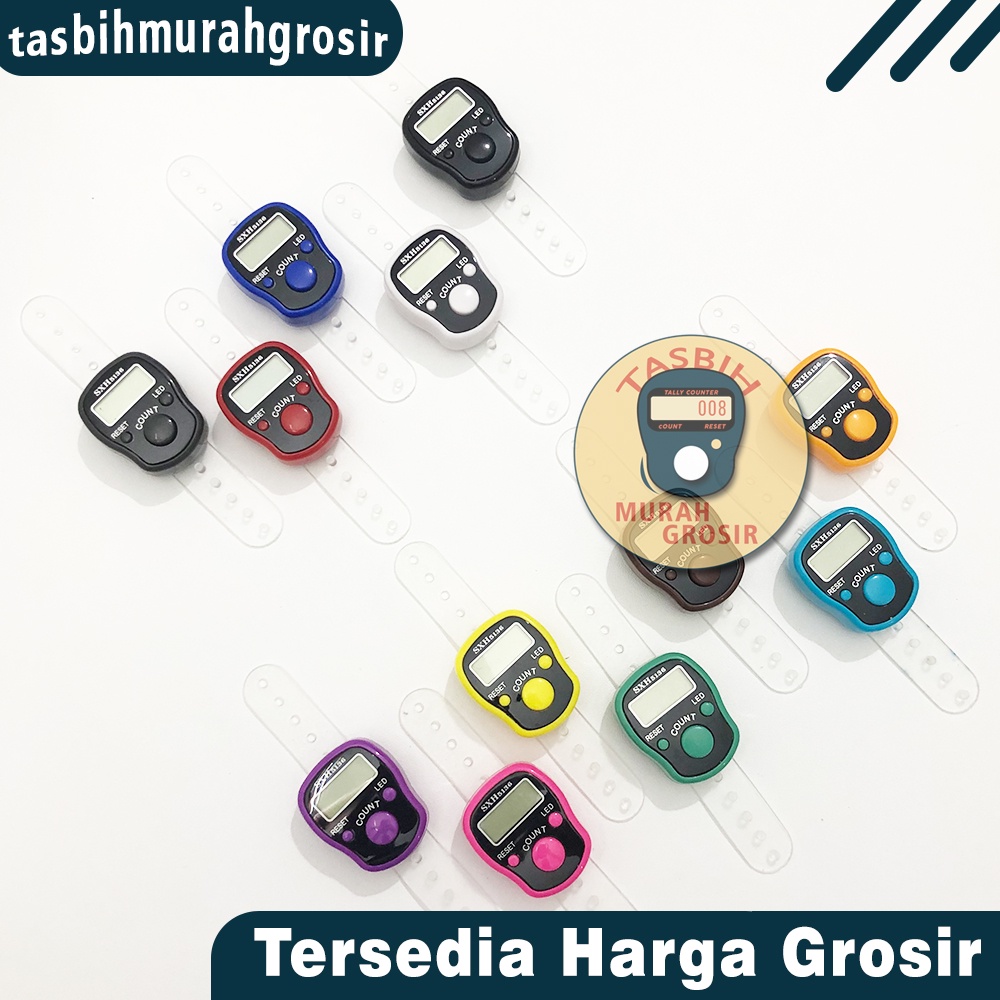 Tasbih Digital Tally Counter LED merek SXH / Tasbih Digital Lampu LED