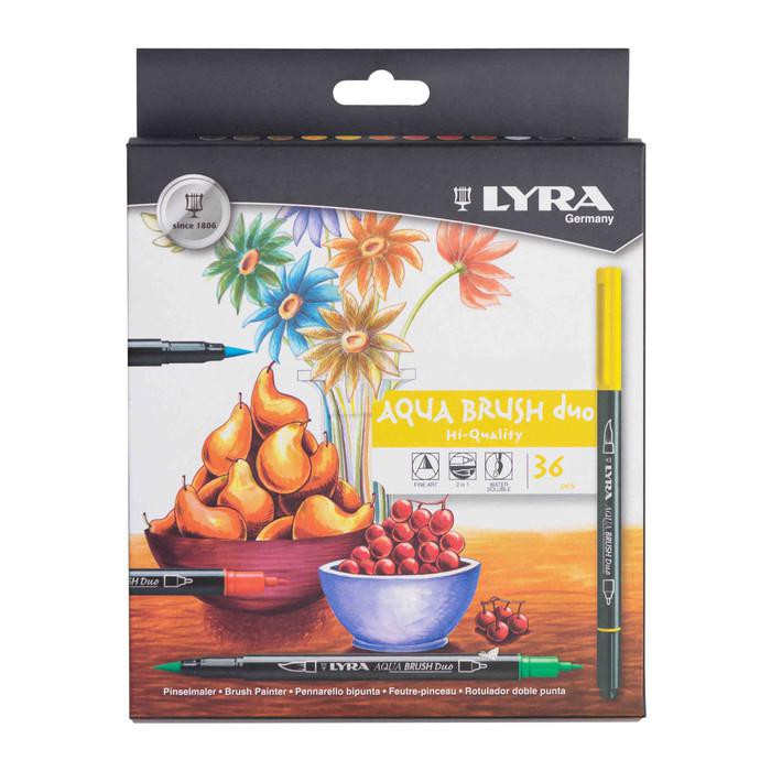 

Kaligrafi / Lyra Aqua Brush Set 36 Colors Murah Meriah Ready