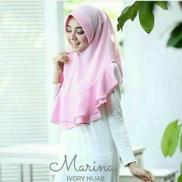 Jilbab instan pet motif
