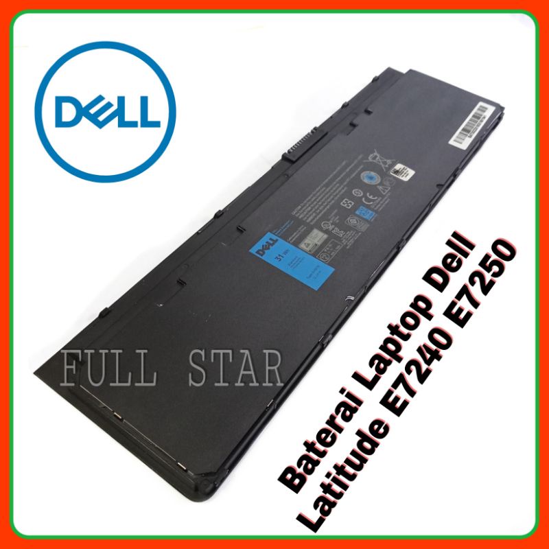 Baterai Batre Laptop Dell Latitude E7240 E7250 0W57CV WD52H GVD76 PT1 VFV59 0WD52H 0J31N7