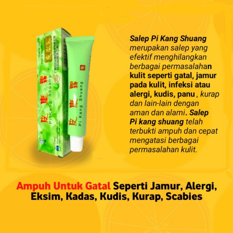 [BISA COD] Salep Obat Gatal Gatel Selangkangan Eksim Dan Jamur Paling Ampuh Pi Kang Shuang-2