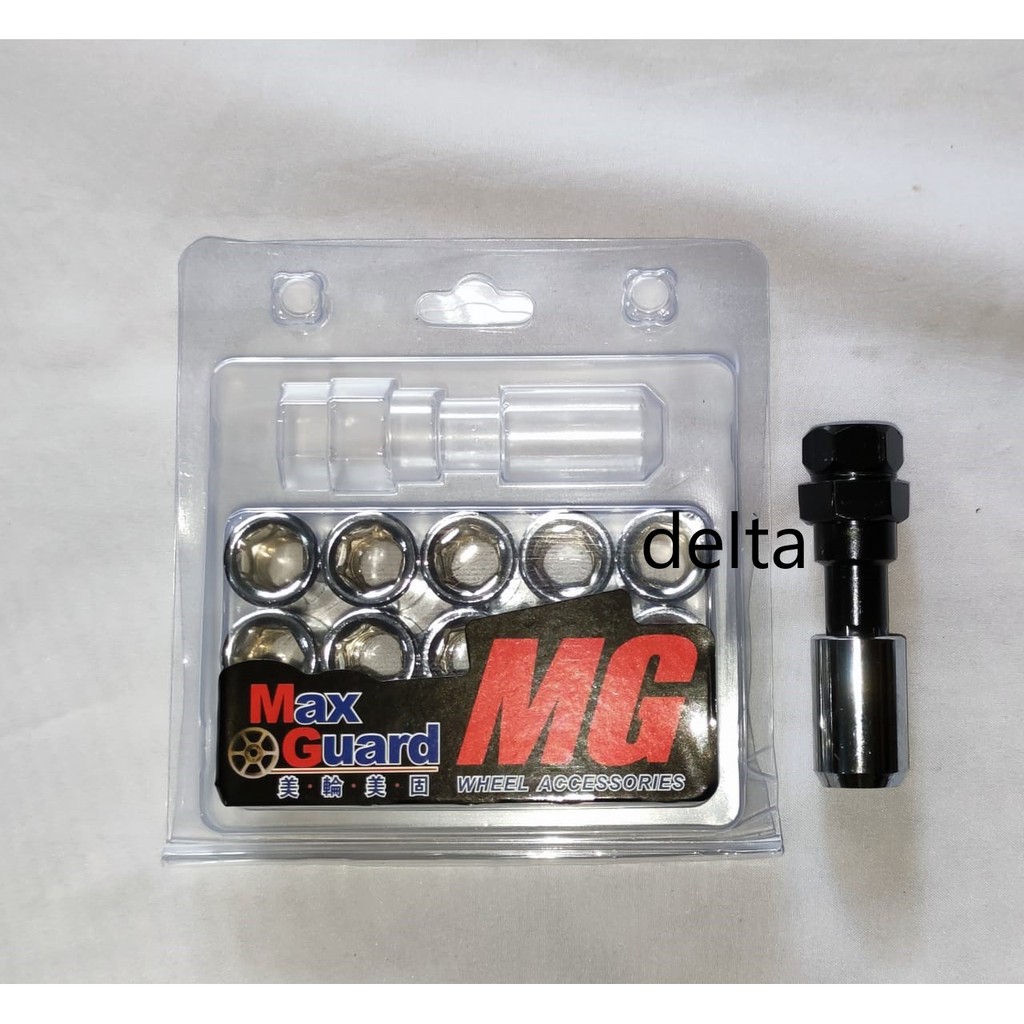 Mur Roda Zeneka Seneka Kunci L 1,5 dan 1,25 (16pcs+kunci L) Chrome MG