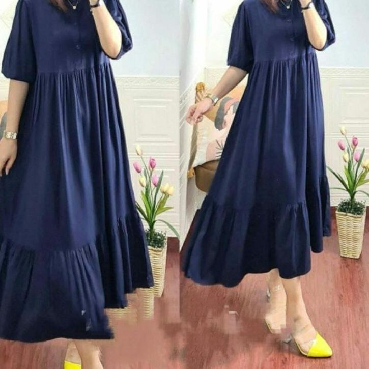 Bagus Banget.. GAMIS MURAH  / NAGITA DRESS / MIDI RUBI / NAGITA MIDI DRESS / DRESS HIJAB WANITA / PA
