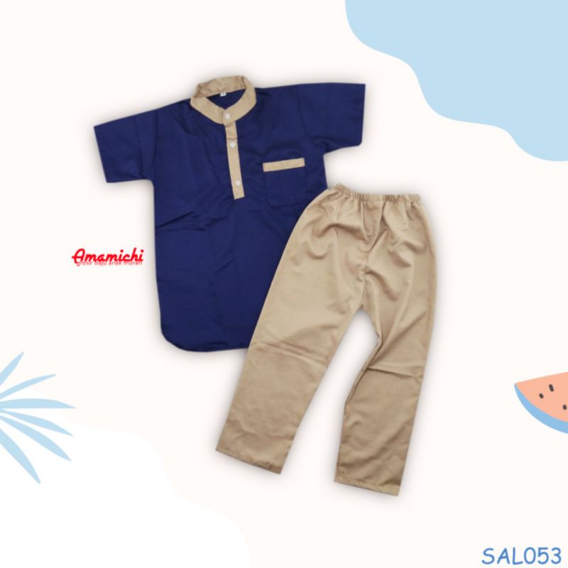 GROSIR Setelan Koko Anak Toyobo Junior 6-9 Tahun / Pakaian Muslim Anak Laki-Laki / Baju Koko Anak