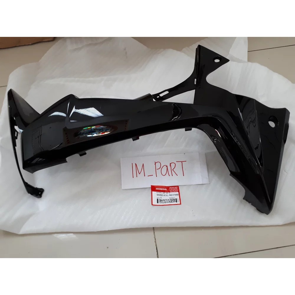 64450 Kvl N01fmb Cover Sayap Tebeng Kiri Supra X 125 Batman Hitam Shopee Indonesia