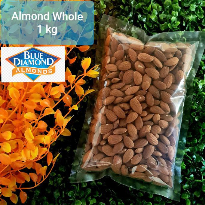 

Promo Awal tahun Kacang Almond Whole Mentah / Raw Almond Whole - 1 kg Big Sale