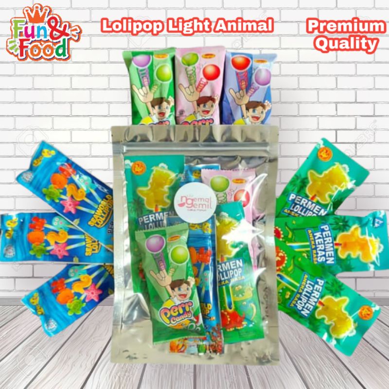 

Lolipop Light Animal Series Mix Perr Candy