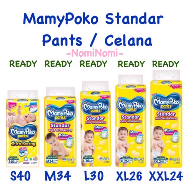 MAMYPOKO STANDAR Pants Celana S40 / M34 / L30 / XL26