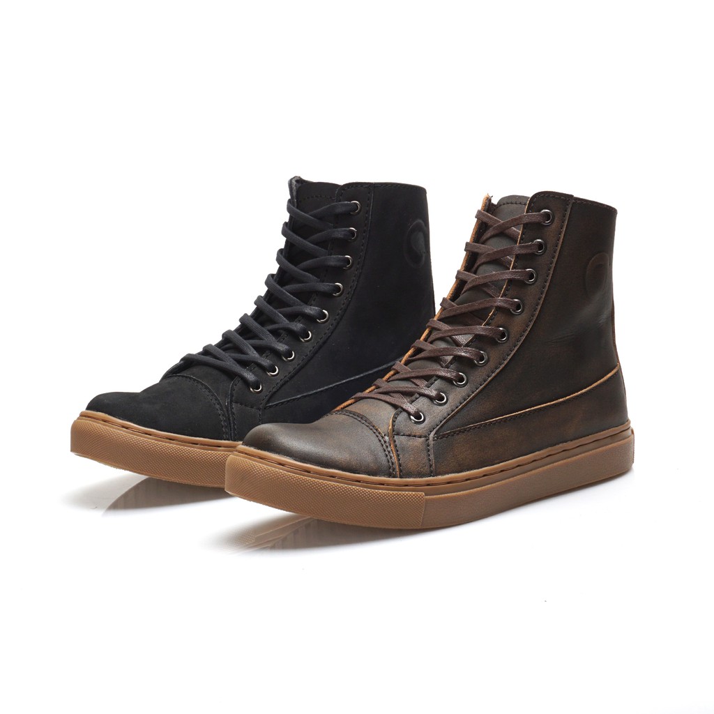 VALDEMAR BLACK |FORIND x Greata| Sepatu Vintage Klasik High Hi Pria/Cowo/Men Boots Original Footwear