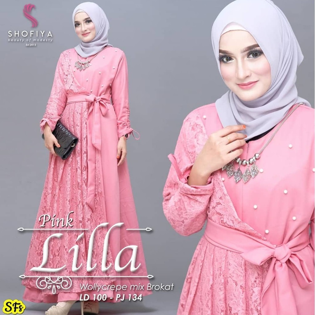 LILLA MAXY - FLOTTILICIOUS / DRES MUSLIM / DRES MURAH / GROSR BAJU ONLINE