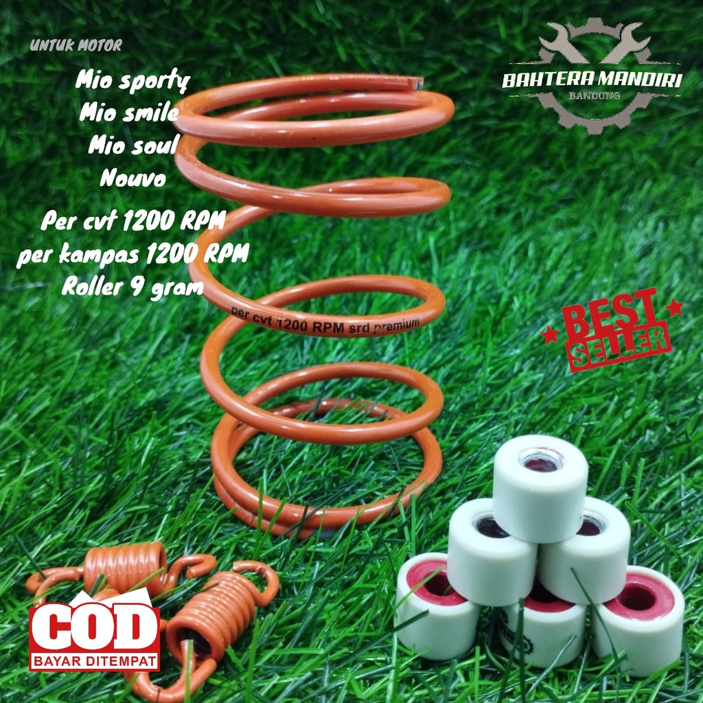 PAKET PER CVT PAKET KIRIAN RACING PLATINUM MOTOR MIO SPORTY MIO SMILE MIO SOUL NOUVO 1200 RPM ROLLER
