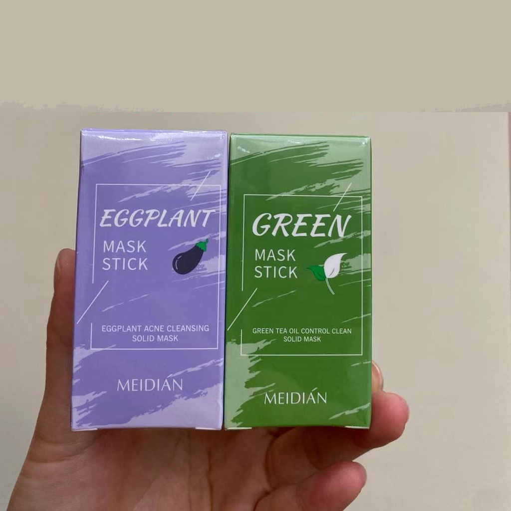 ORIGINAL Greentea Mask Stick Meidian /  Masker Komedo / Jerawat Bruntusan