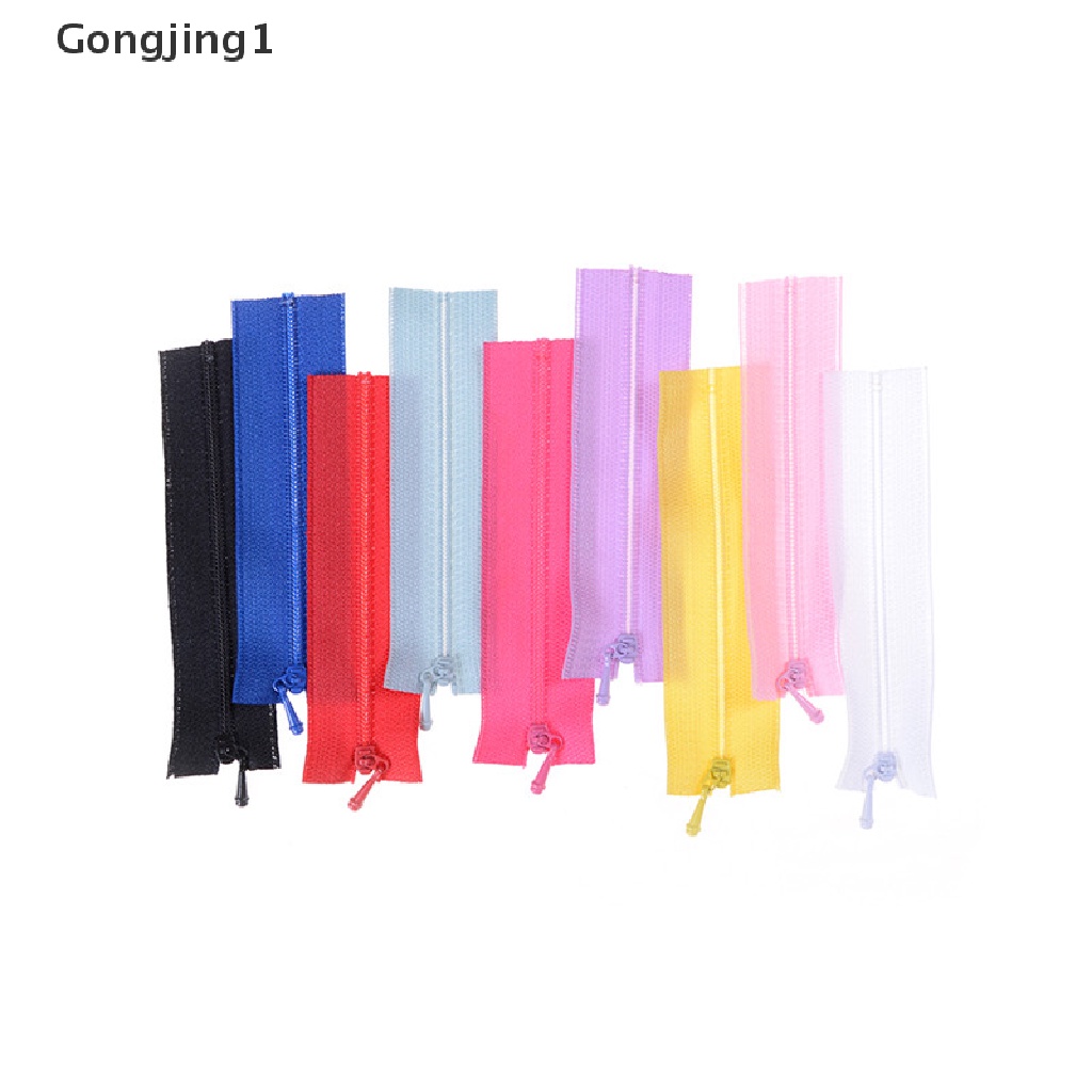 Gongjing1 5Pcs / Set Resleting Mini Untuk Aksesoris Dress Boneka / Tas / Kerajinan Tangan DIY