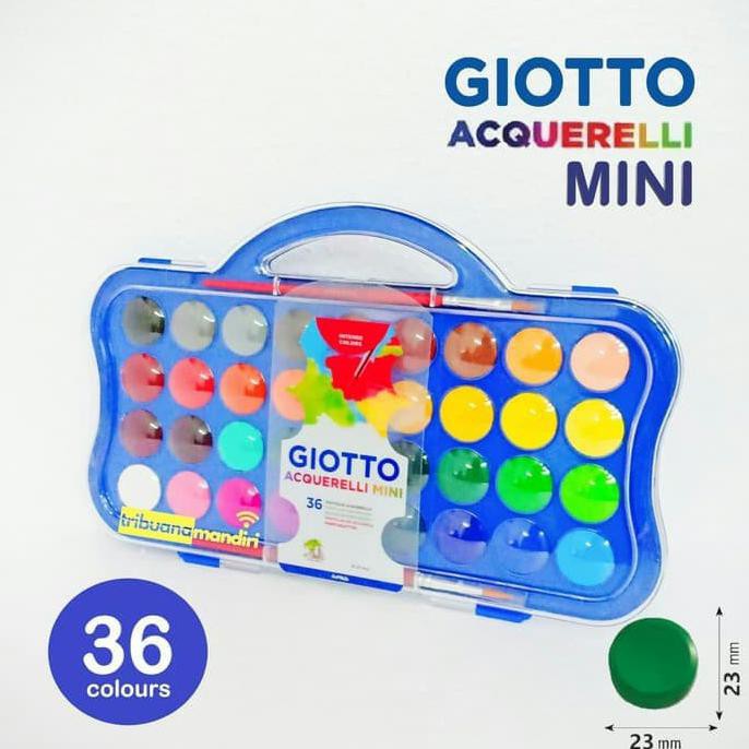 

TERBARU GIOTTO ACQUERELLI MINI 36 WARNA WATERCOLOR CAT AIR WATERCOLOUR ANAK PERALATAN MELUKIS ART