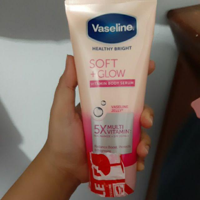 Vaseline Healthy Bright Vitamin Body Serum Soft Glow 180ml  