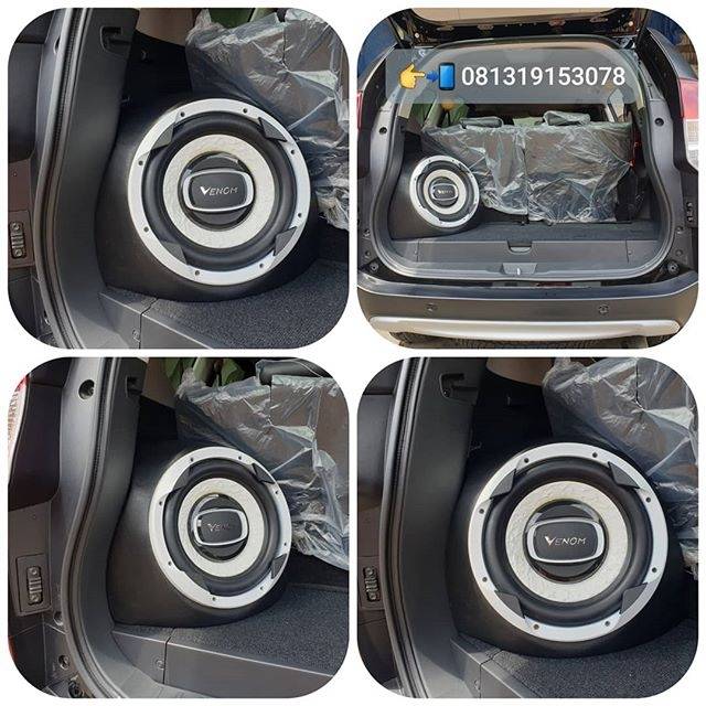 Paket Subwoofer venom turbo 12 include box custom