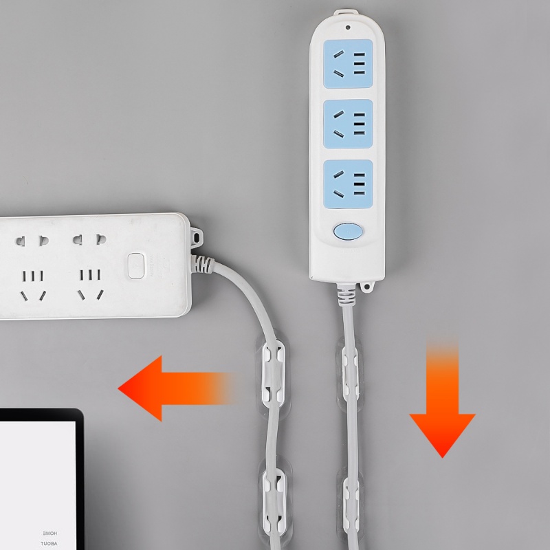 Klip Organizer Kabel Data / Charger USB Model Tempel Dinding