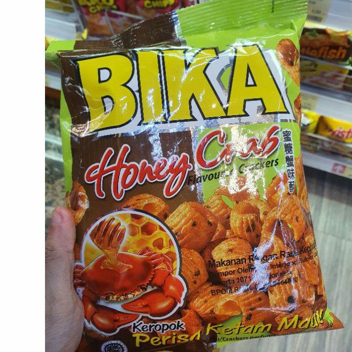 

BIKA HONEY CRAB snack kerupuk Perisa Ketam Madu 70gr