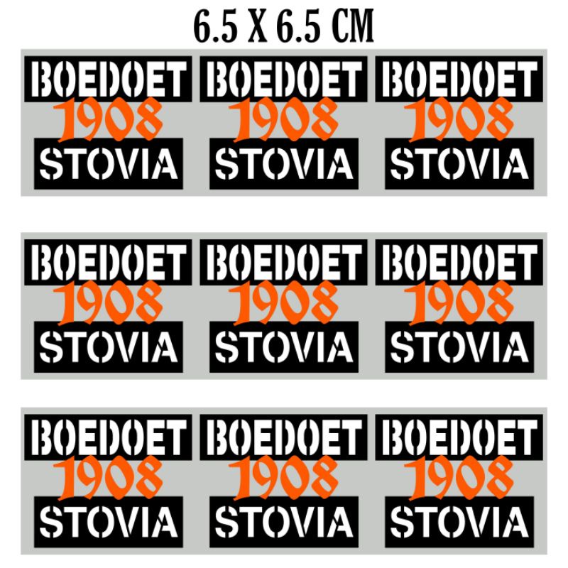 

Stiker Boedoet STOVIA 1908 / Stiker Hp