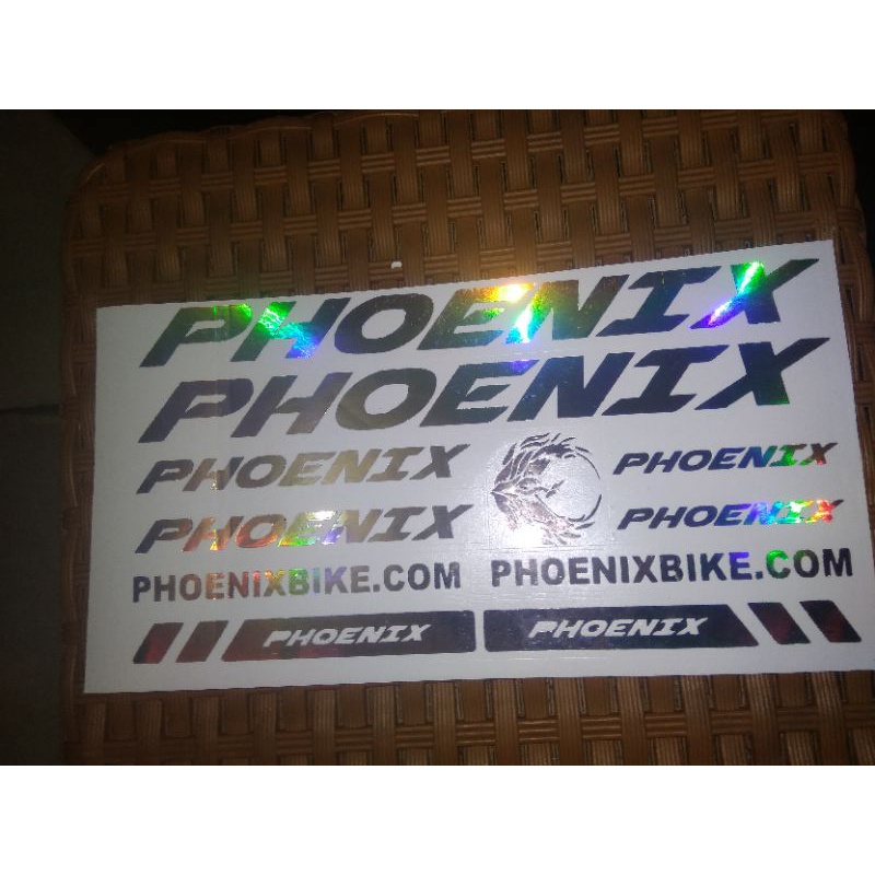 Stiker Sepeda Phoenix Hologram 1 Set