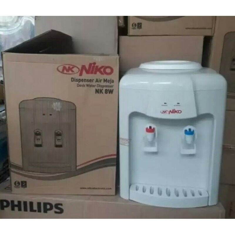 NIKO DISPENSER NIKO NK-8 W WATER DISPENSER HOT NORMAL / DISPENSER GALON ATAS PANAS NORMAL