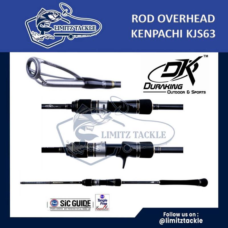 Rod Joran DURAKING JIGGING KENPACHI OVERHEAD KJS 6'3"