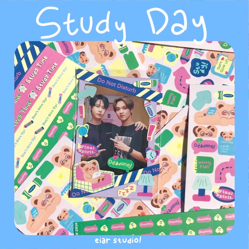 

[eiar studio] Study day Sticker Deco Seal Planner