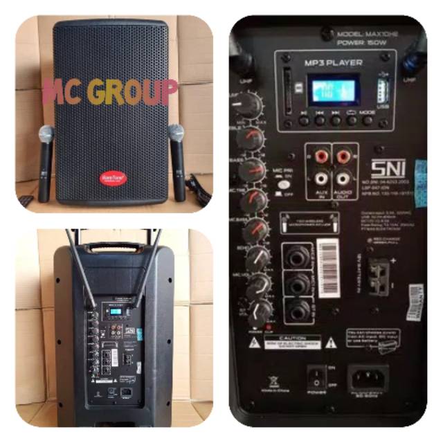 Speaker meeting portable wireless BARETONE MAX 10 HE ORIGINAL BARETONE