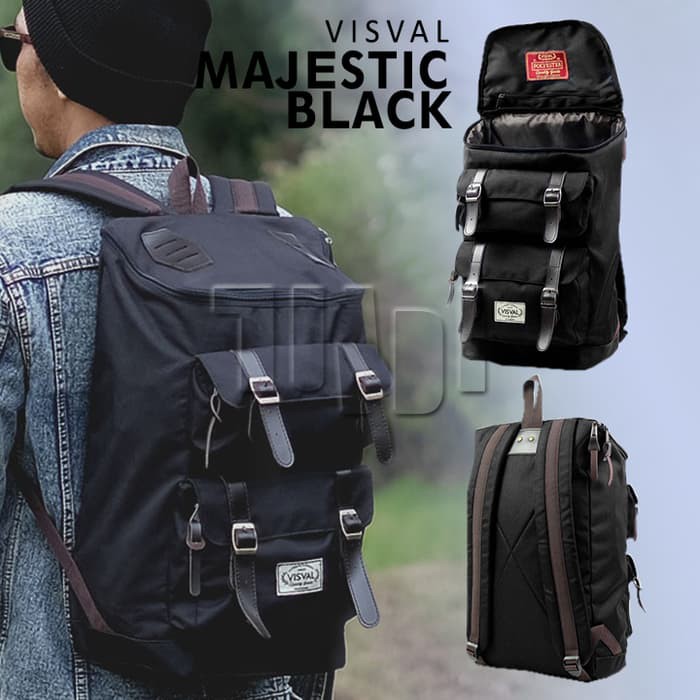 TERBARU Tas Ransel Backpack Visval Majestic Laptop Gendong Branded Pria Murah