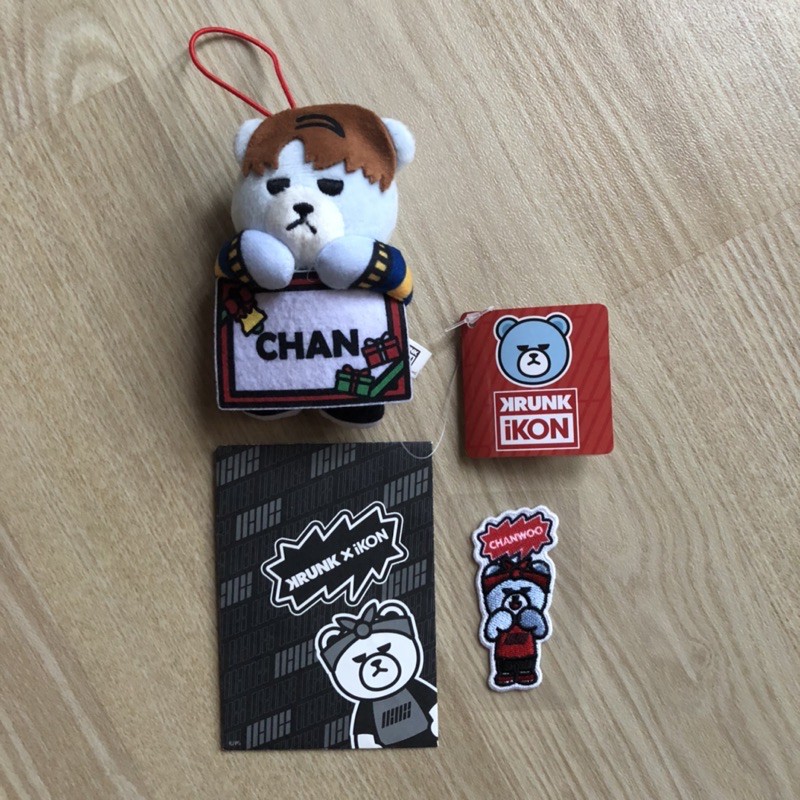 KRUNK × IKON OFFICIAL JAPAN DOLL & EMBLEM CHANWOO (CHAN)