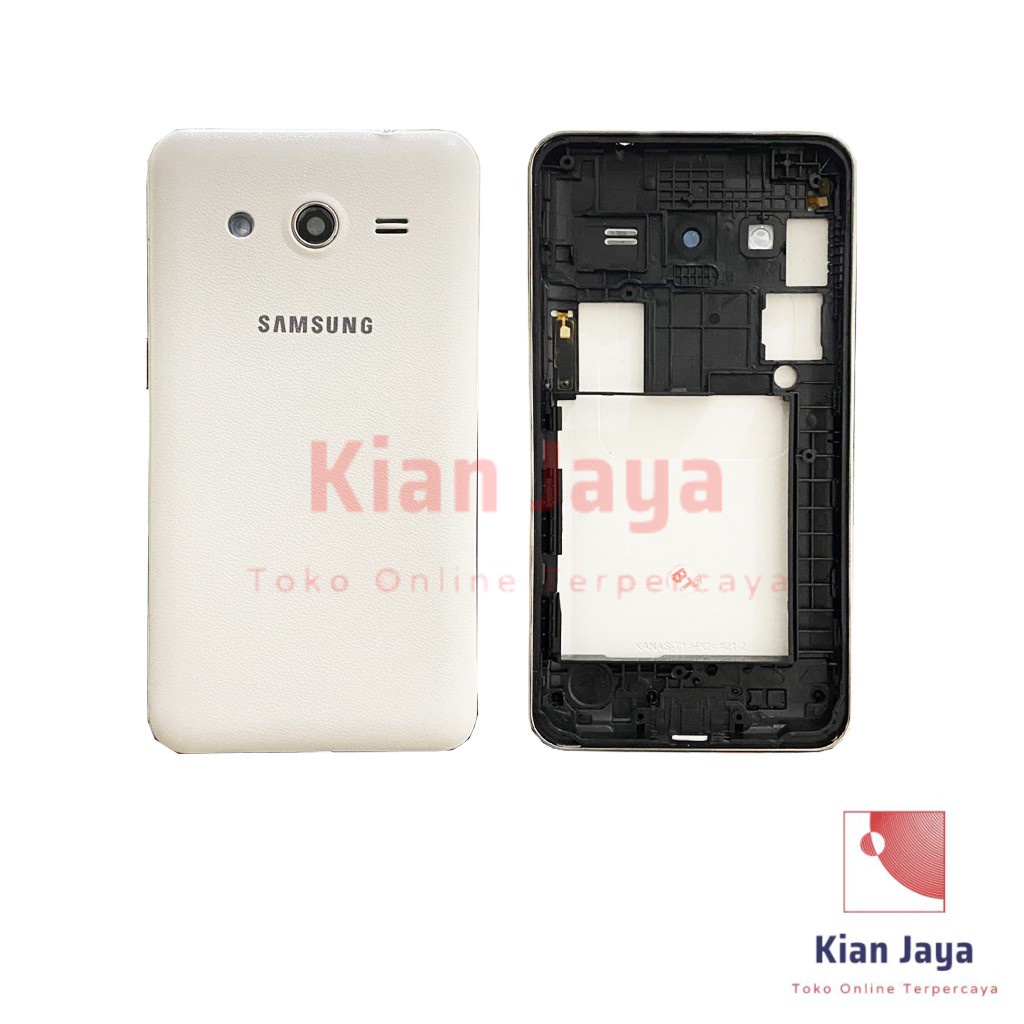 Cassing Casing Housing Fullset Hp Samsung Galaxy Core 2 G355H Original