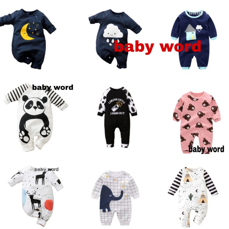 Sleepsuit bayi/ Romper panjang Baby