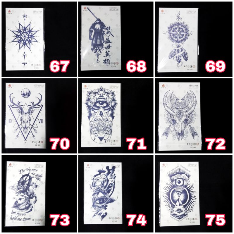 TATTO SEMENTARA GEL / TATTO TEMPORARY / GROSIR TATTO TEMPORER
